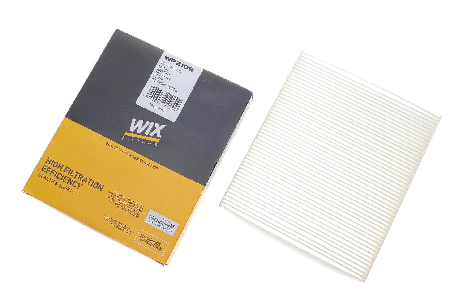 WP2106 WIX FILTERS